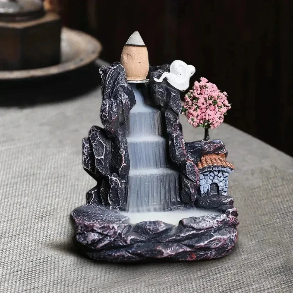 Locryn Decoração de Luxo - CV Recirculating aromatherapy container, droplet-shaped aromatherapy burner, home decoration, herbal therapy decoration item (Foto 5)
