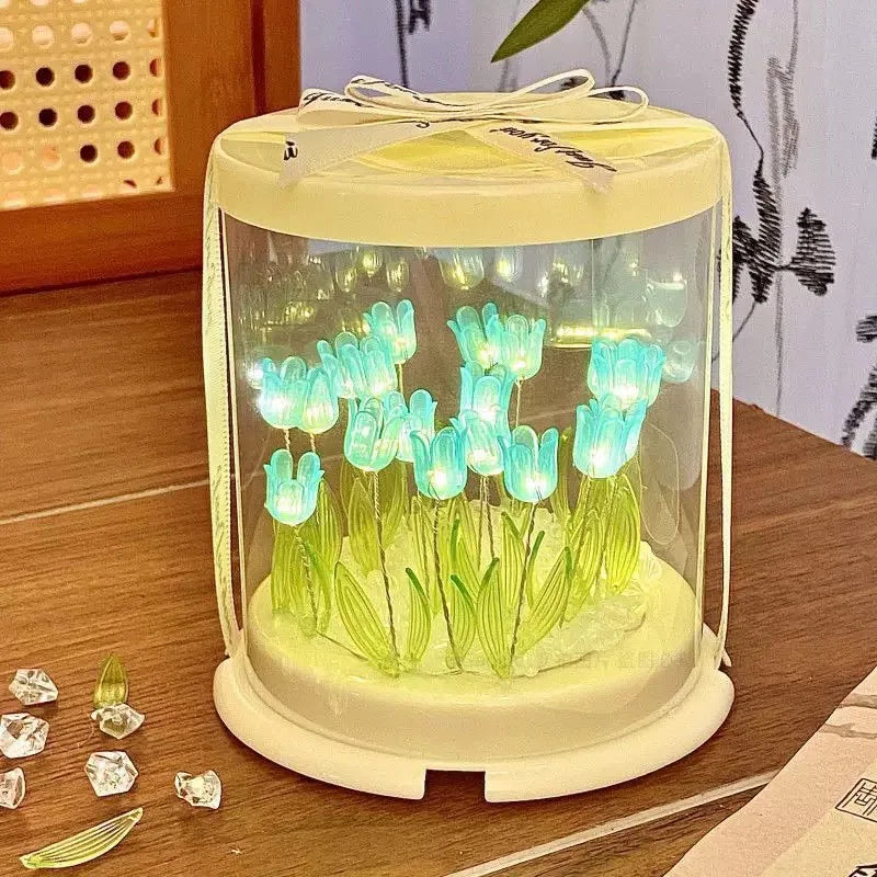 Locryn Decoração & Conforto - Lâmpada de Tulipa Elegante Artesanal LED (Foto 8)