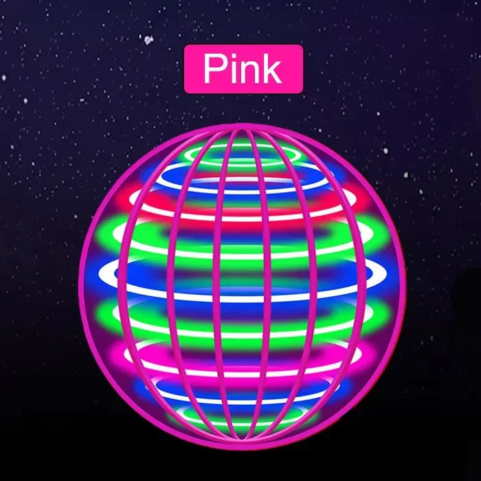 Locryn Decoração de Luxo - Auto Spinning LED UFO Flying Ball Floating Magic Flying Orb Outdoor Sports Toy Children Birthday Gift (Foto 9)