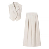 The Slim Top & Wide-Leg Suit — Locryn
