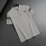 The Dark Blue Stretch Polo — Locryn Men