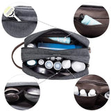 Foldable Travel Toiletry Bag – Large Capacity Waterproof Oxford Cloth Organizer