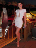 The Ruched Hollow Mini Dress — Locryn