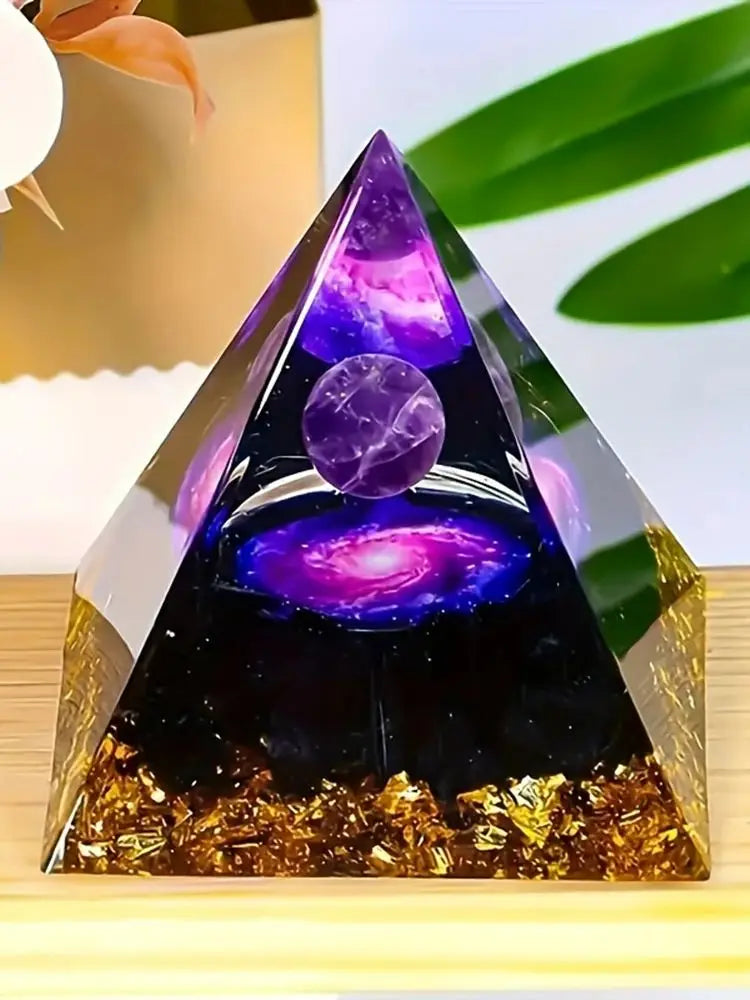 Pirâmide de Cristal Ametista Elegante