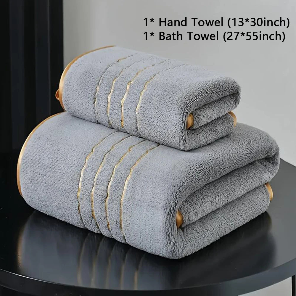 Locryn Decoração & Conforto - Jogo de Toalhas de Banho Luxo Algodão Egípcio 500g/m² (Foto 12)