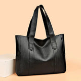 Vintage Large Capacity Canvas Tote Bag – Women's Shoulder Commuter Work & Travel Bag