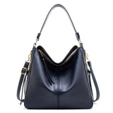 Luxury Faux Leather Hobo Bag – Women's Large Vintage Tote Shoulder Crossbody Bag