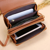 Women's Korean Style Wallet Shoulder Bag – Multi-Card Large Capacity Phone Pocket Bag