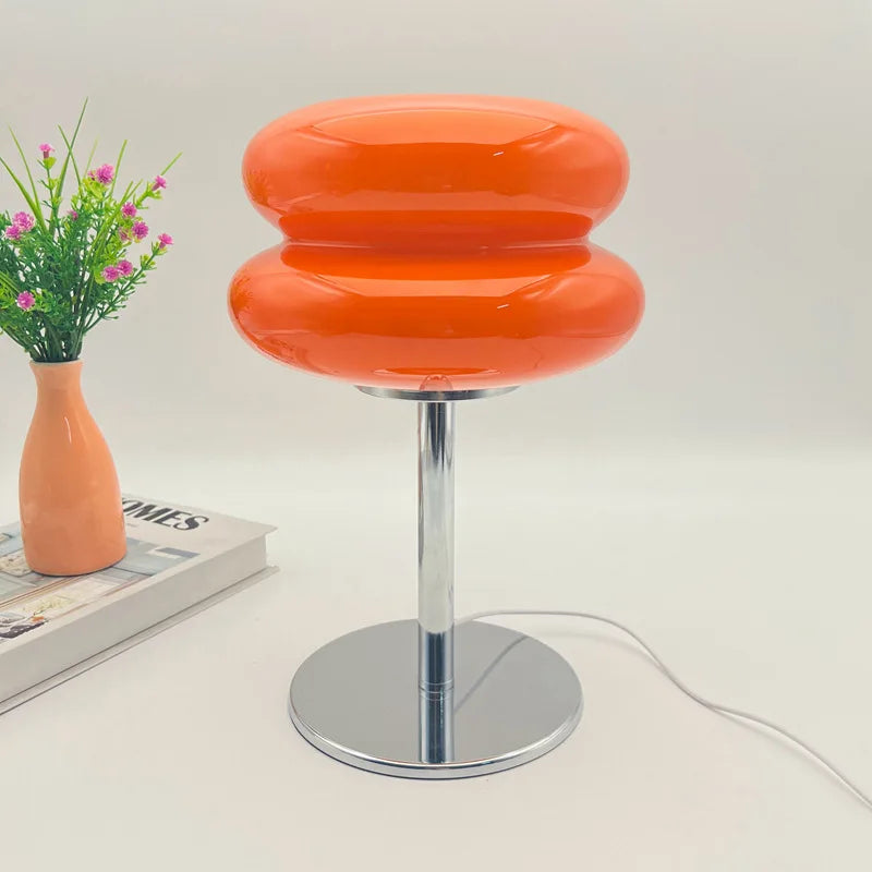Luminária Cogumelo de Vidro Minimalista