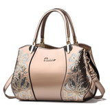 Women's Patent Leather Shiny Shoulder Bag – Large Capacity Messenger Handbag