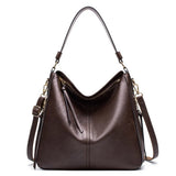 Luxury Faux Leather Hobo Bag – Women's Large Vintage Tote Shoulder Crossbody Bag