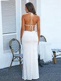 The Metal Chain Wrap Dress — Locryn