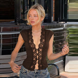 The Lace Sheer Crop Top — Locryn