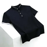 The Classic Black Polo — Locryn Men
