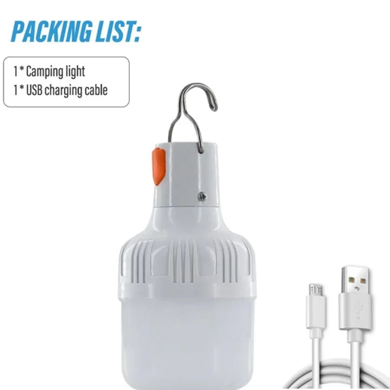 Luminária Portátil Recarregável para Emergências