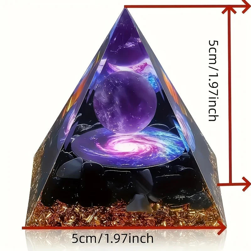 Pirâmide de Cristal Ametista Elegante