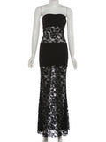 Jacquard Wrap Chest Bodycon Dress – Slash Neck Backless Beach Vacation Dress