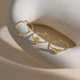 The Fishtail Crystal Rings Set — Locryn