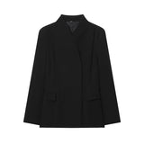 The High-Collar Slim Suit Set — Locryn