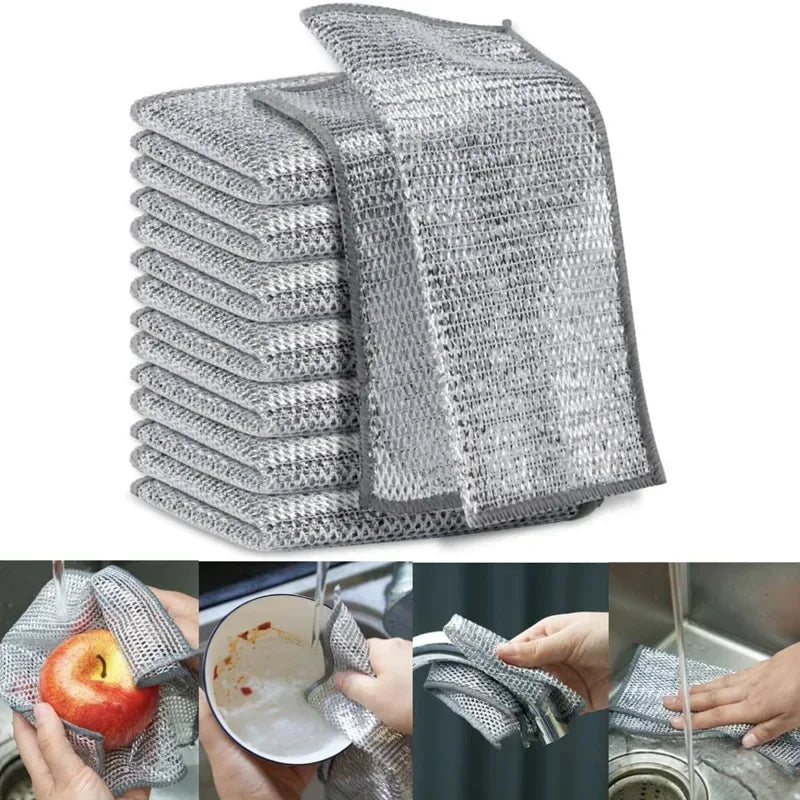 Pano de Limpeza de Aço Inox