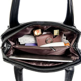Women's Soft Leather Crossbody Tote Bag – Luxury Shoulder Handbag