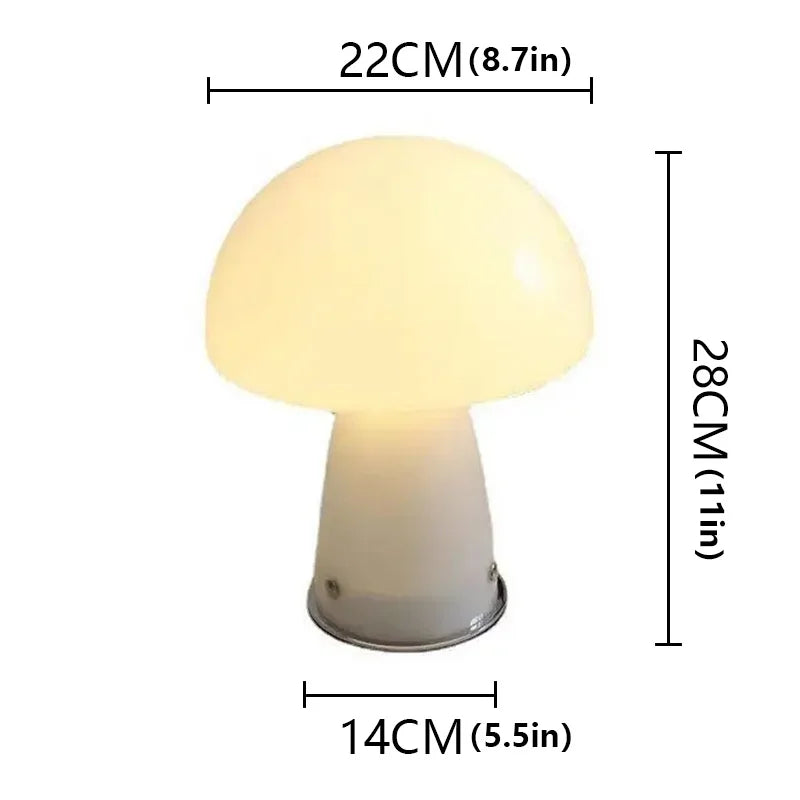 Luminária Cogumelo de Vidro Murano