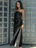 The Sequin Strapless Maxi Bodycon — Locryn
