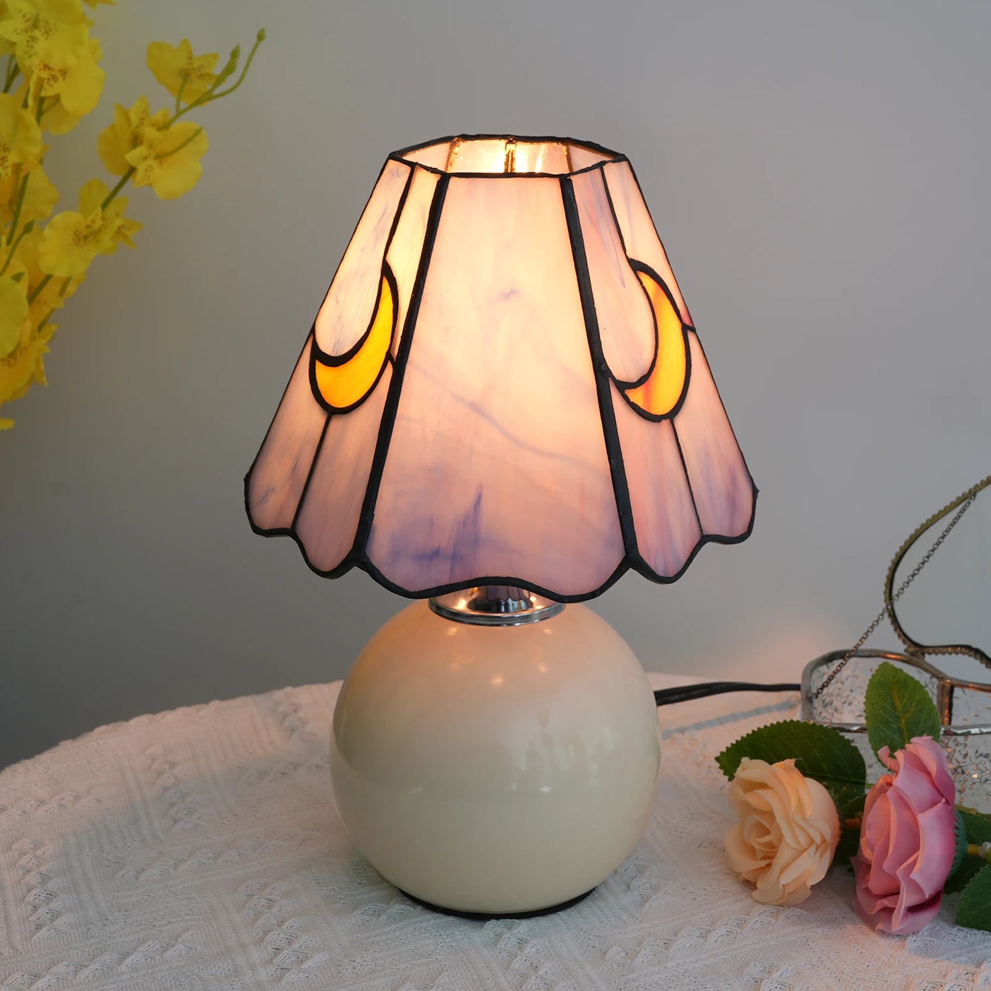 Luminária Cogumelo de Vidro Italiana