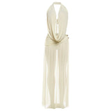 The Halter Plunge Maxi Set — Locryn