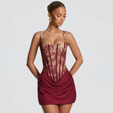 Floral Print Spaghetti Strap Ruched Maxi Dress – Backless Bodycon Elegant Summer Dress