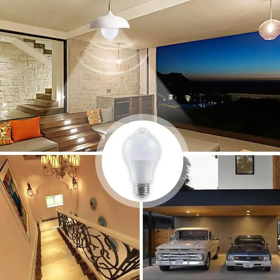 Lâmpada LED E27 com Sensor de Presença 12W
