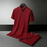 The Premium Half-Zip Polo — Locryn Men