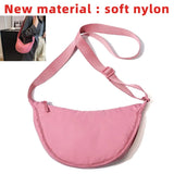 Nylon Padded Crossbody Bag – Lightweight Women's Travel Purse