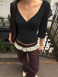 Deep V-Neck Half Sleeve T-Shirt – Stretch Casual Summer Beachwear