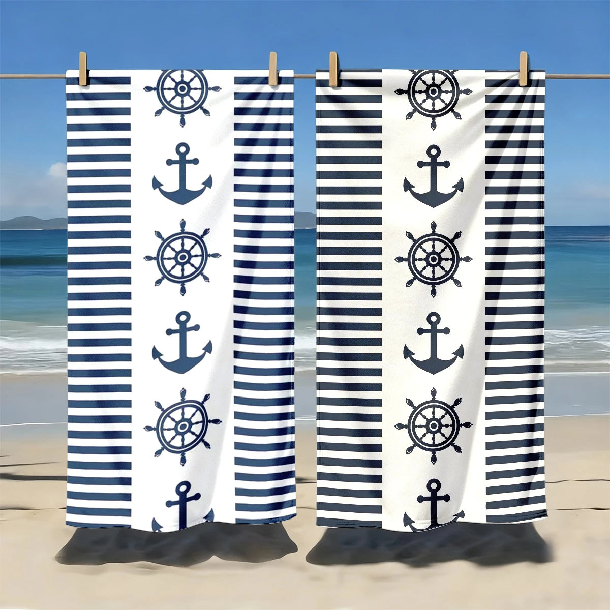 Locryn Decoração & Conforto - Toalha de Praia e Piscina Secagem Rápida Microfibra Luxo (Foto 6)