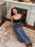 The Sequin Patchwork Party Dress — Locryn