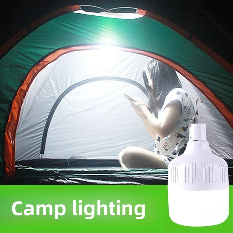 Kit 2 Luminárias LED Recarregáveis para Emergência