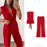 The Vest Blazer & Wide Leg Suit — Locryn