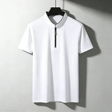 The Half-Zip Short Sleeve Polo — Locryn Men