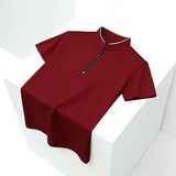 The Breathable Half-Zip Polo — Locryn Men