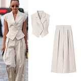 The Slim Top & Wide-Leg Suit — Locryn