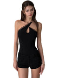 The Lace Hollow Halter Bodysuit — Locryn
