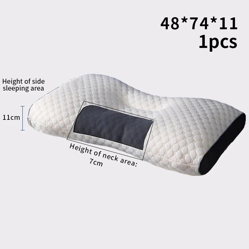 Locryn Decoração & Conforto - Travesseiro Cervical Ergonômico Ortopédico Viscoelástico NASA (Foto 7)