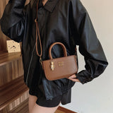 Women's Retro Crossbody Small Square Bag – Luxury Single Shoulder Handbag