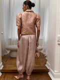 High Waist Lantern Trousers – Elegant Solid Long Pants for Women