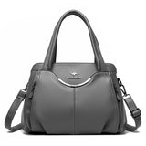 Women's Soft Leather Crossbody Tote Bag – Luxury Shoulder Handbag