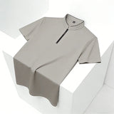 The Breathable Half-Zip Polo — Locryn Men