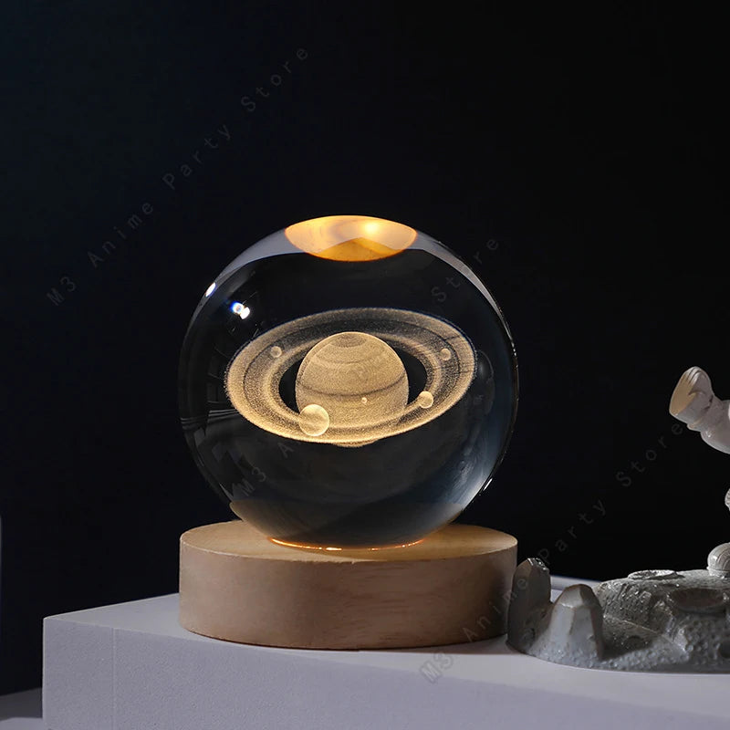 Globo de Cristal 3D Iluminado