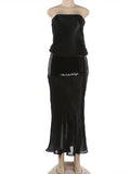 The Sequin Strapless Maxi Bodycon — Locryn
