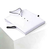 The Stretchy Mandarin Collar Polo — Locryn Men